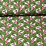  Bio Jersey - Hamburger Liebe - Love Letters Always Forever Grün