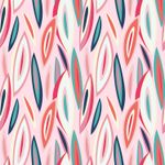 Jersey - Bunte Blätter Rosa