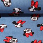 Fleece - Minnie Mouse Hellblau