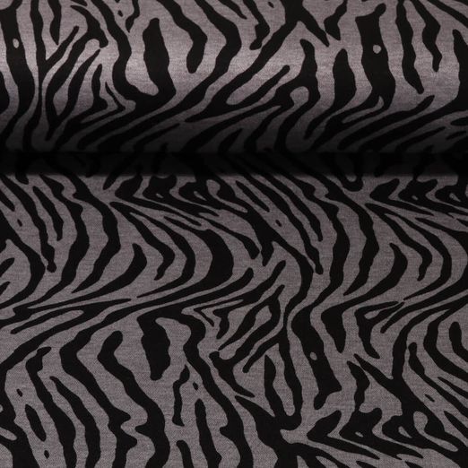 Romanit Jersey - Zebra Schwarz Anthrazit