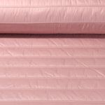 Gesteppter Jackenstoff - Streifen Altrosa 