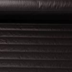 Gesteppter Jackenstoff - Streifen Schwarz