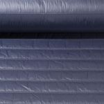 Gesteppter Jackenstoff - Streifen Jeansblau