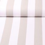 Baumwollcanvas - Köper Blockstreifen Grau 50mm