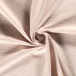 Jersey - Streifen Ecru Lachs Garngefärbt