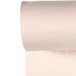 Manschetter - Baby stripes ecru lax garnfärgade