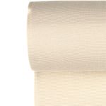 Manschetter - Baby stripes ecru beige garnfärgade