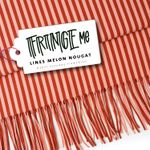 Albstoffe - Hamburger Liebe Fringe Me Cotton Lines Melone Nougat