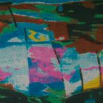 Mantelstoff - Fancy Mustermix Abstrakt Petrol