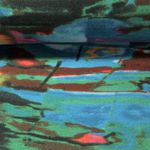 Mantelstoff - Fancy Mustermix Abstrakt Petrol