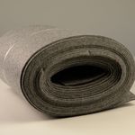 Feutre synthétique textile 4mm - Gris souris