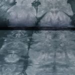 Sommersweat - French Terry Batik Grau Schlingenstruktur