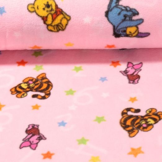 Fleece - Winnie Pooh Rosa