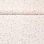 Popeline de coton - Petit jardin Blanc 