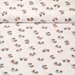 Popeline de coton - Monstertrucks Blanc