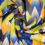 Tessuto Trapuntato per Giacche - Montagne 50mm Multicolore Imbottito