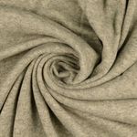 Jersey tricoté - olive chiné double face