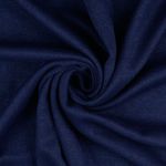 Jersey tricoté double face - bleu nuit