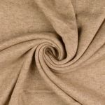 Jersey tricoté - beige chiné double face