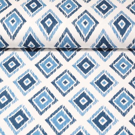 Canevas - Motif majorquin Blanc