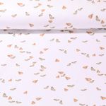 Jersey - Impression numérique Vie dans les bois Papillons Blanc