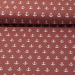 Baumwolle Popeline - Große Anker Terra