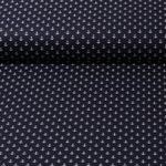 Baumwolle Popeline - Kleine  Anker Navy