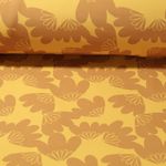 Softshell - Digitaldruck Blüten Gelb