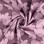 Softshell – Digitaalinen kukkapainatus violetti