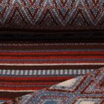 Mantelstoff - Rauten und Streifenstrick Braun Angeraut