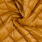 Tikkivuorillinen takikangas – sinappi timantti 65 mm toppaamaton