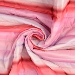 Tissu matelassé pour vestes - dégradé rose 35mm ouatiné