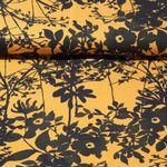 Tencel - Blumen Gelb