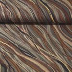 Viskose - Stretch Bubble Crash Abstrakt Braun Viskose - Stretch Bubble Crash Abstrakt Braun