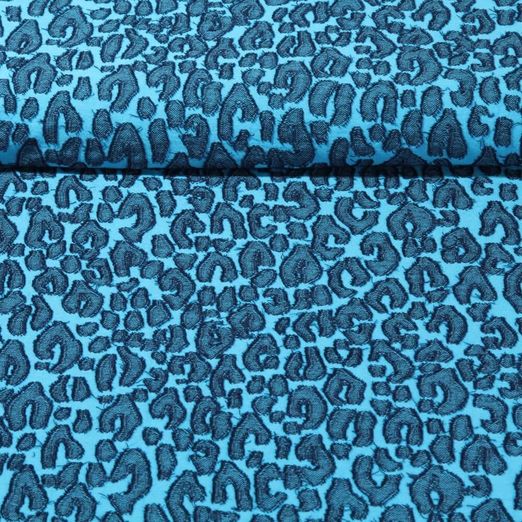 Jersey - Hamburger Liebe Jacquard Travel The World Safari Fringe Turquoise