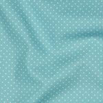 Baumwolle Popeline - Punkte Altgrün Weiß