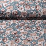 Sweat - Digitaldruck Blütentraum Hellblau Angeraut