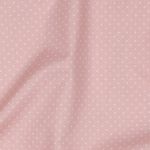 Baumwolle Popeline - Punkte Rosa Weiß