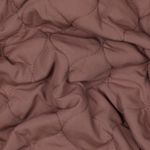 Gewatteerde jasstof - Oudroze gewatteerde doubleface