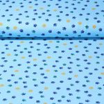 Jersey - Empreintes de chien Bleu clair