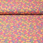 Jersey - Buntes Leomuster Orange Melange Garngefärbt