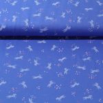 Sanetta Jersey - Pferde Tintenblau Garngefärbt