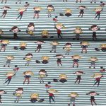 Jersey - Freunde Gestreift Grün