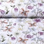 Bio Jersey - Digitaldruck Blütenzauber Mauve