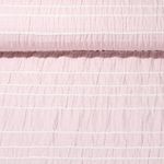 Baumwolle - Gesmokt Streifen Rosa
