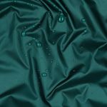 Tecido do impermeável - verde esmeralda liso repelente de água