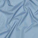 Tecido do impermeável - Azul fumado liso repelente de água