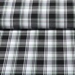 Hosenstoff - Bengaline Karo Schwarz Grün