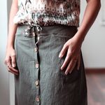 Coton Vintage Henriette - Olive-1