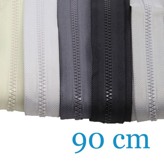 Fermetures éclair pour vestes Séparables 90cm - Lot de 5 pièces